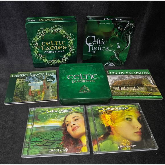 Celtic Ladies Christmas Favorites Sisters & Moods CD Collection & Collector Tins - Picture 9 of 9